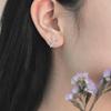 Stylish Unique Women Airplane Ear Studs Girls Silver Plated Aircraft Earrings Gifts
