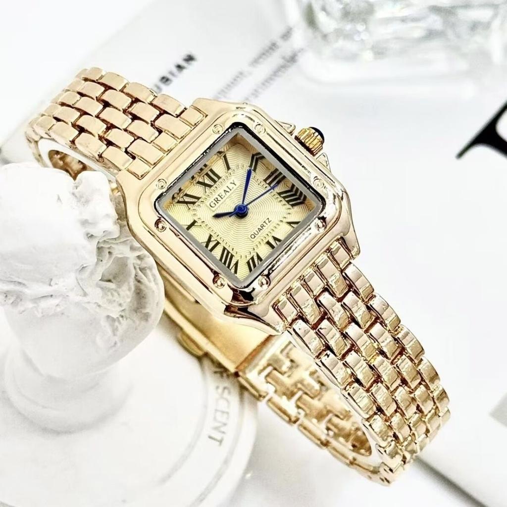 New Luxury Women Watch Fashion Square Wristwatch Casual Quartz Watch Simple Rhinestone Ladies Clock Relogio Feminino Woman Watch