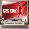 Gepersonaliseerd Naambord Textiel Mohamed Salah Gepersonaliseerd Polyester Wandkleed Voor Slaapkamer En Kamer