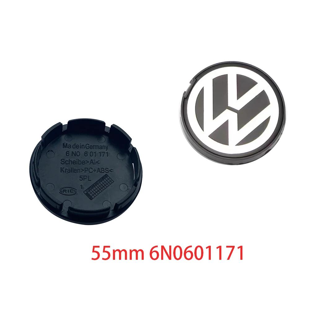4pcs 55mm 56mm 65mm Car Wheel Center Hub Caps Cover for VW Volkswagen Golf Polo Passat Touran GTI CC B5 B6 Jetta Accessories