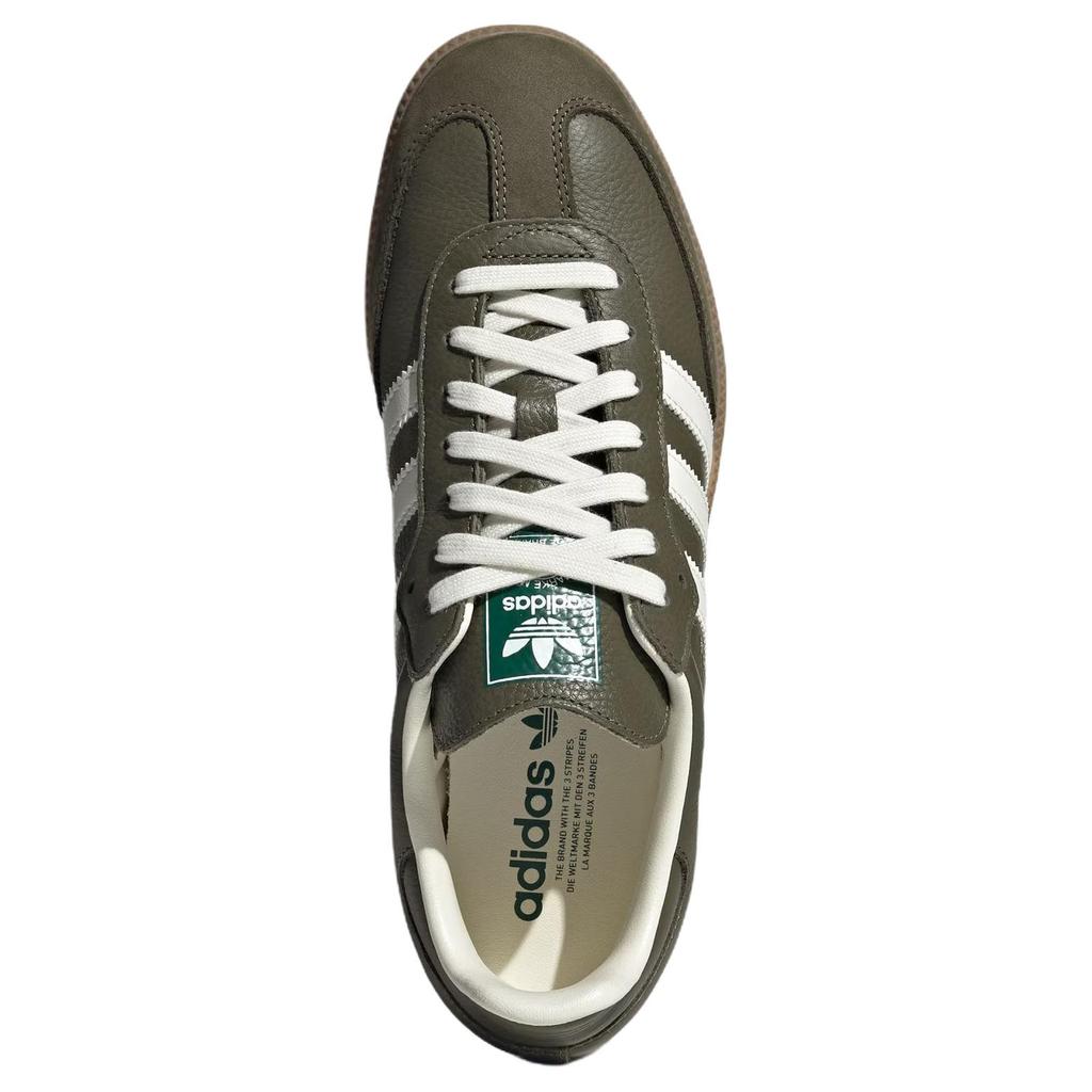 Adidas Samba OG Medium Raw Khaki Gum Unisex Sneakers Brown Off-White JR0890