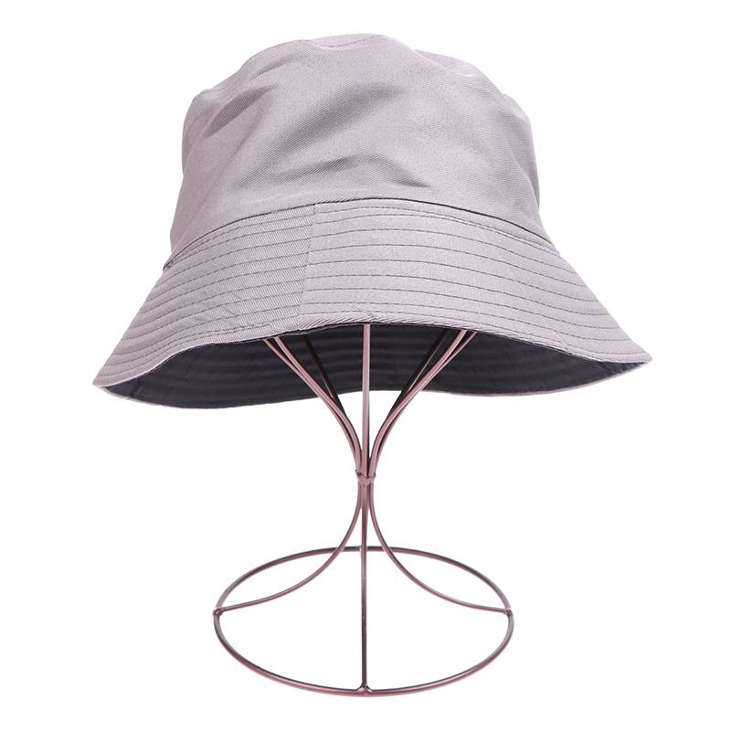 

Двусторонняя дакроновая шляпа-ведро с двумя сторонами унисекс простая кепка для мужчин и женщин кепка-панама для пляжа, рыбалки, солнца серый