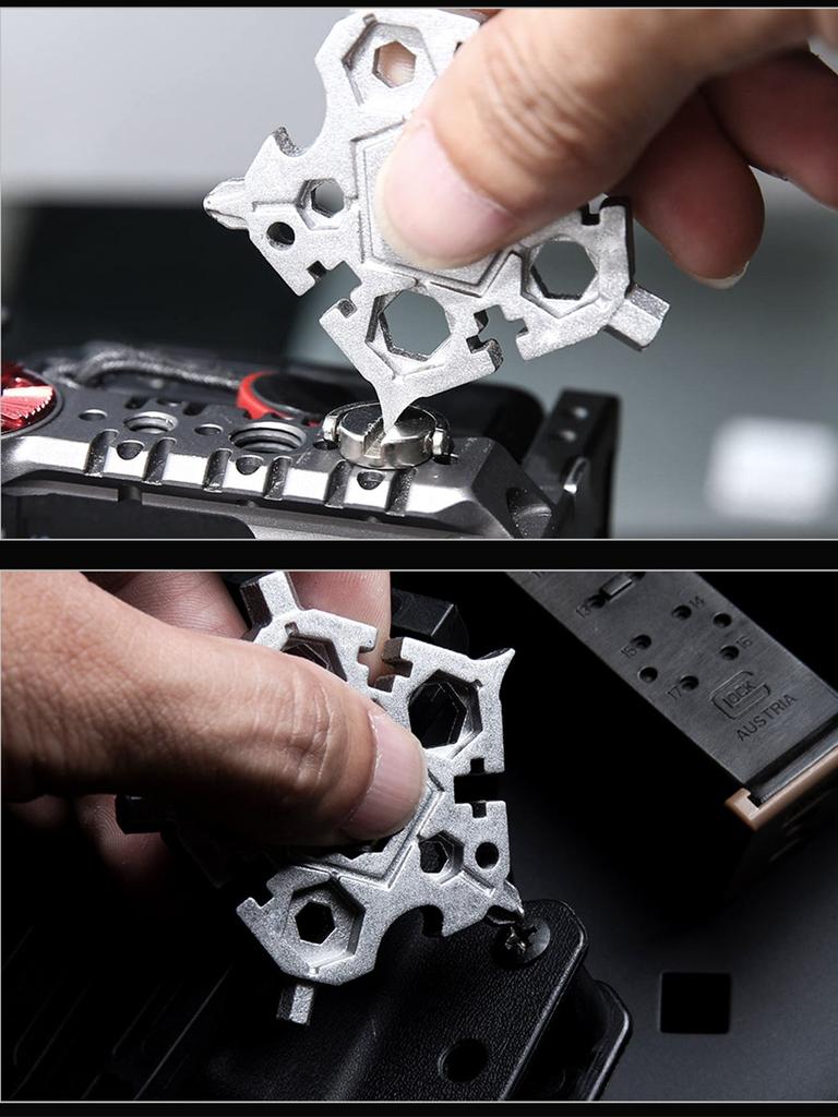 1pc-Portable Multifunction Torque Snowflake Wrench Alloy Steel Hexagonal Universal Octagonal Screwdriver Household Tool