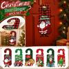 Christmas Door Hanger Decorations Set Holiday Party Door Handle Hanging Ornaments Festive Seasonal Indoor Outdoor Home Decor Accessories