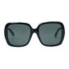 Gucci Avant-Garde Irregular Shape Double G Logo Sunglasses Women sunglasses Black GG1629SA