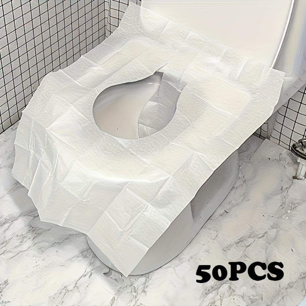 50PCS Disposable Toilet Seat Paper, Travel Portable Toilet Seat Paper, Toilet Paper