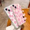 Tulip apple 16 pro mobile phone case transparent iphone17 mobile phone protective case 15pm anti-drop 14 soft case 12