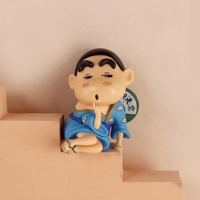Vtipné kimono Crayon Shin Chan dekorace ručně vyráběná anime obklopující model hračka dárky ozdoby Q verze dekorace