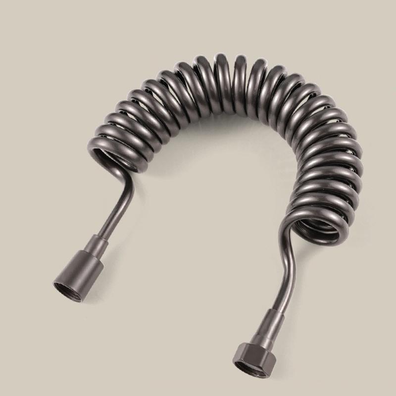 Toilet Spray Gun Telescopic Hose Women's Washing Machine Water Inlet Pipe Telephone Line Spring Tube Shower Showerhead Faucet Elastic Water Pipe
