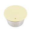 Stainless Steel Reusable Coffee Capsule Cup Refillable Coffee Pod Cup with Silicone Cover
