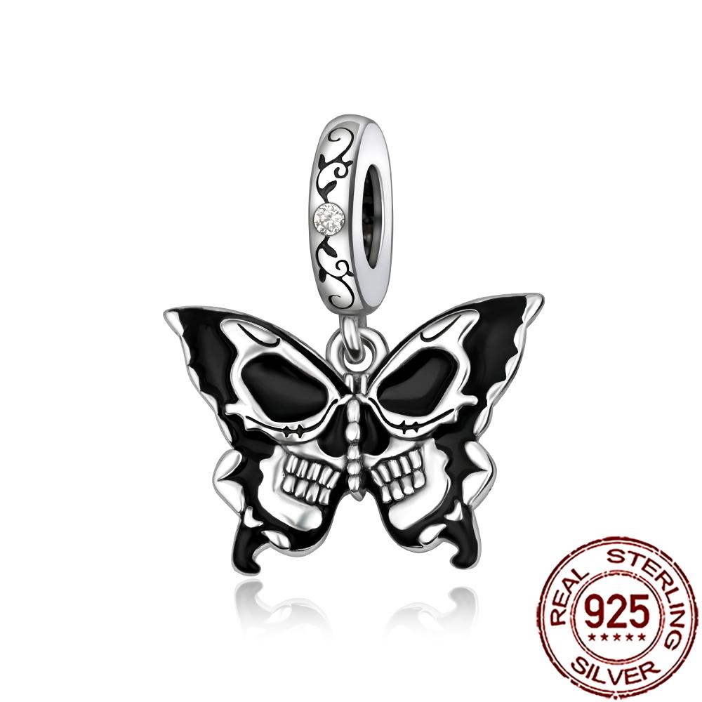 Gothic Charms Copper Halloween Nightmare Skull Skeleton Voodoo Doll Beads Fit Bracelet Necklace Diy Jewelry