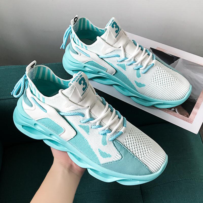 Mens Running Shoes Mesh Comfortable Flat Walking Tennis 2025 New Fashion Lace-up Casual Jogging Shoes for Men