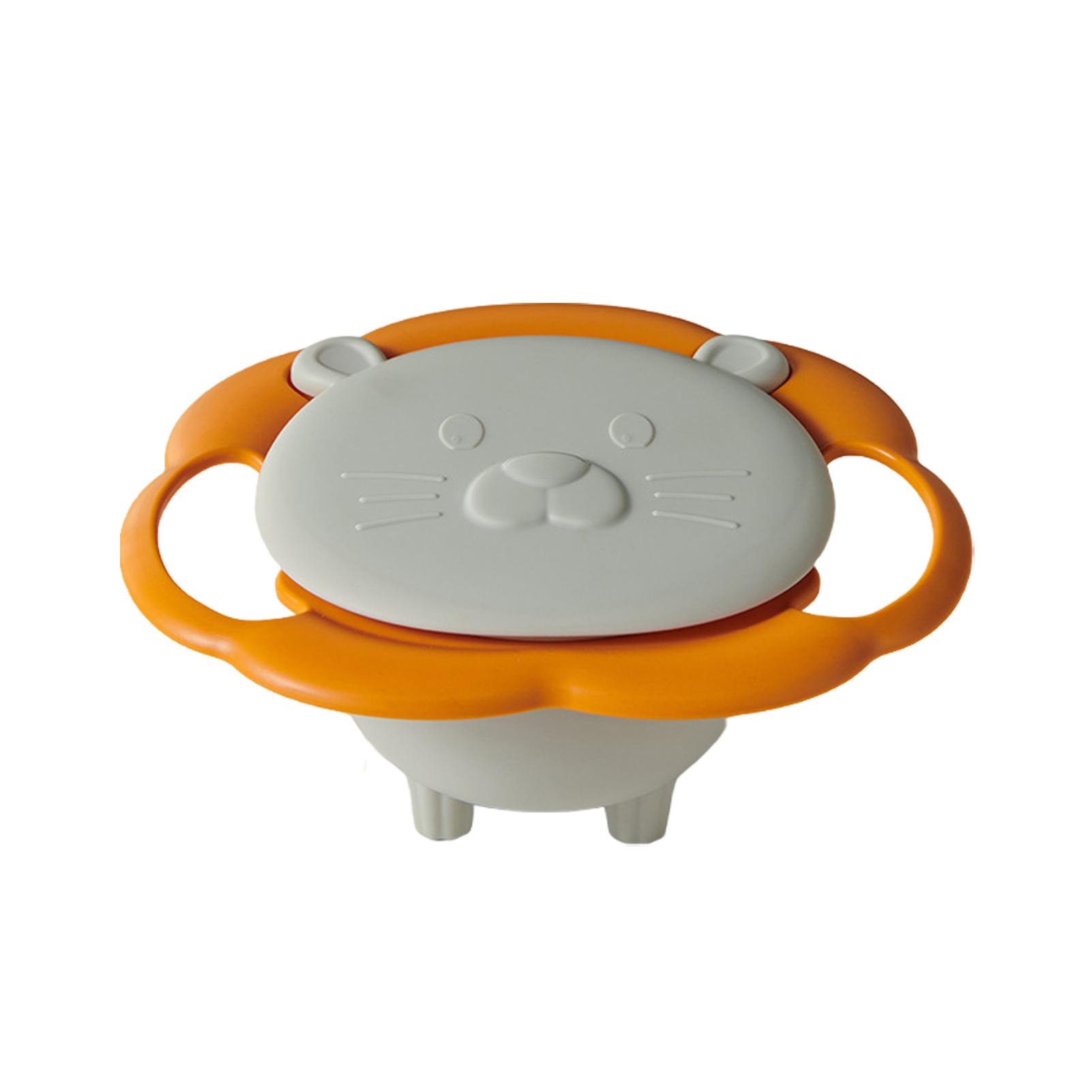 

Baby Baby Children’s Bowl 360 Degree Rotation Gyro Bowl Lion Bowl Balance Bowl Do Not Pour Anti-scald and Anti-fall Eating Bowl