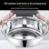 Aokewen 45cm Thickened Food-Grade Stainless Steel Multi-Purpose Basin