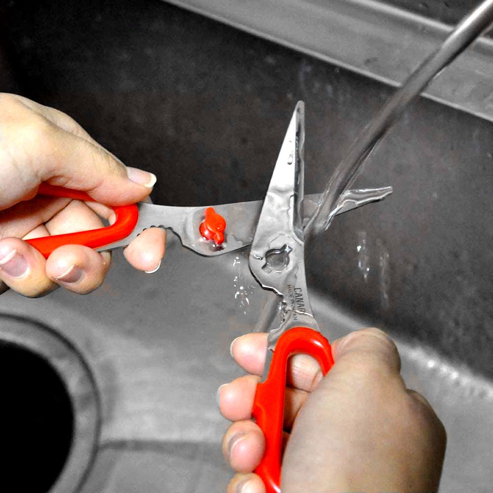 Hasegawa Besteckschere für Tisch- und Küchengebrauch Rot TH-175