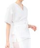 [SOUBIEN] Soubien Women's Gauze Undergarment with Straight Sleeves, High-Quality Tailoring, Kimono Underwear, Dressing Accessory, Size M, White