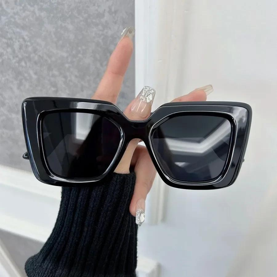 Vintage Square Sunglasses Women Men Cool Mirror Lens Stylish Sun Glasses Female Male Personality Colors