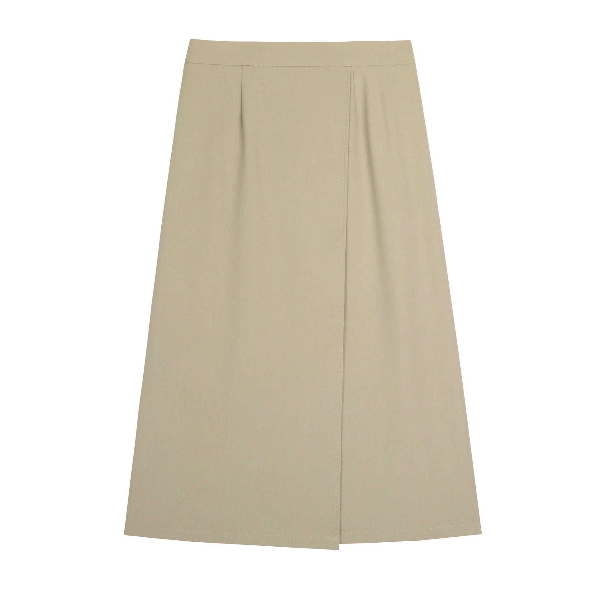 Plus Size High Waist Flowy Midi Skirt - Summer Style 62869 5XL (200-220 jin)