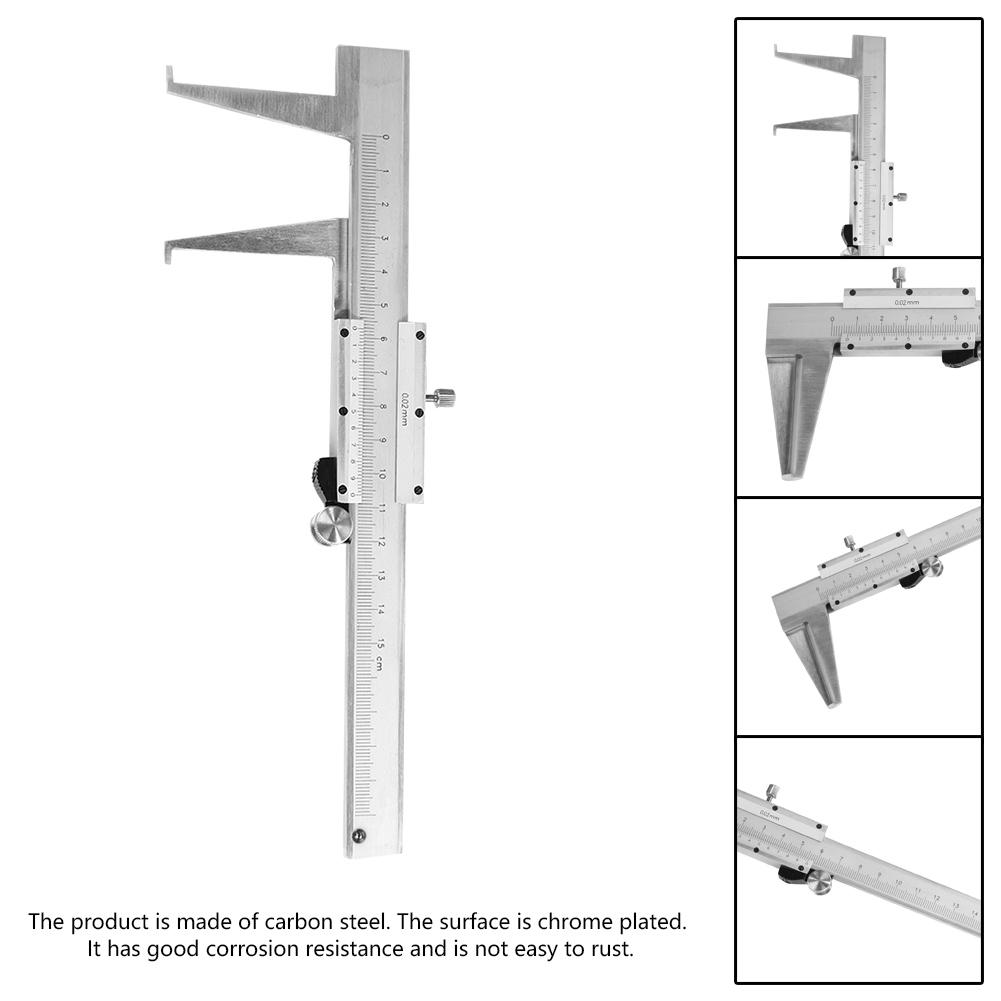 Measuring Tool Steel Ruler Portable Inside   Vernier Caliper 0-150mm Caliper Ruler
