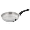 Bestco Dot Rich Stainless Steel Triple-Layer Frying Pan, 24cm, Mirror, ND-242