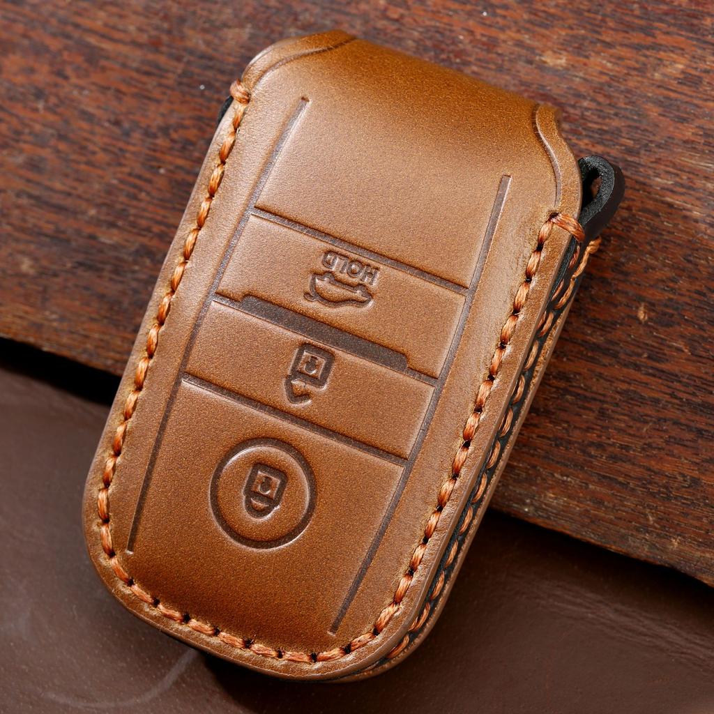 Leather Car Key Cover Keychain Holder Case Protector for Kia Sportage 4 Seltos Sorento Optima Niro K2 K5 K3 Stinger K900 Remote