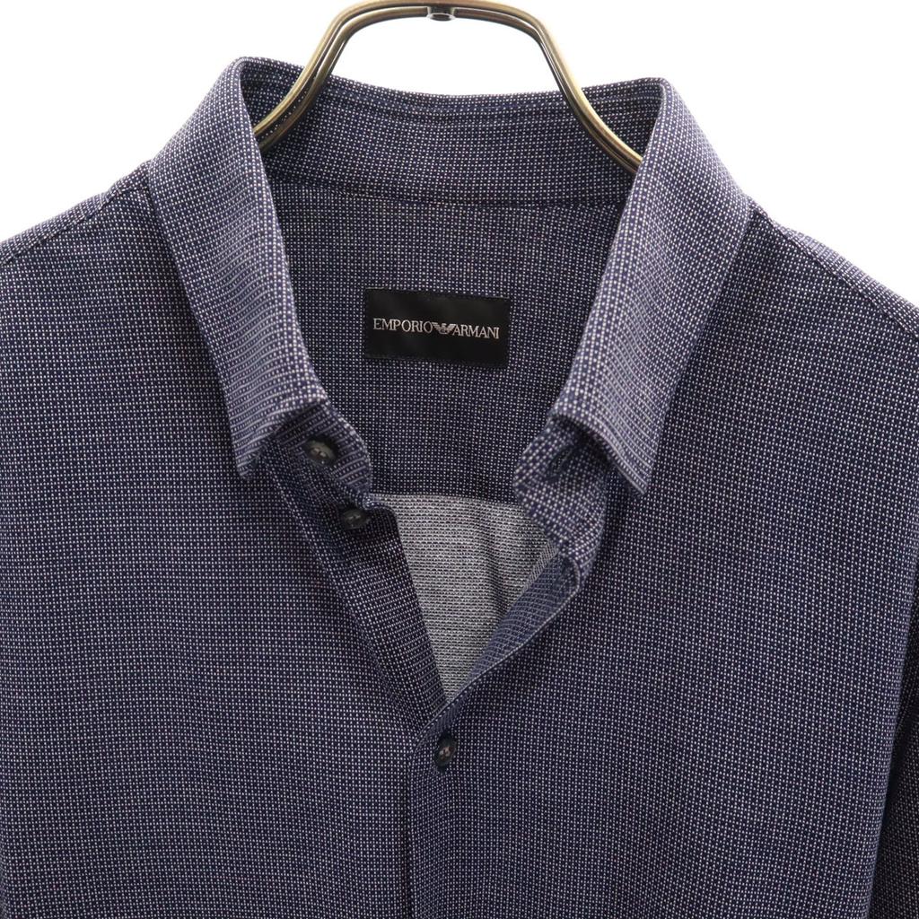 Emporio Armani Overall Handle Long Sleeve Hidden Button Down Shirt 42 Men's Used