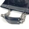 CHANEL CC CC Mark logo Tote Bag Chain Bag Shoulder Bag Pony-Hair Black