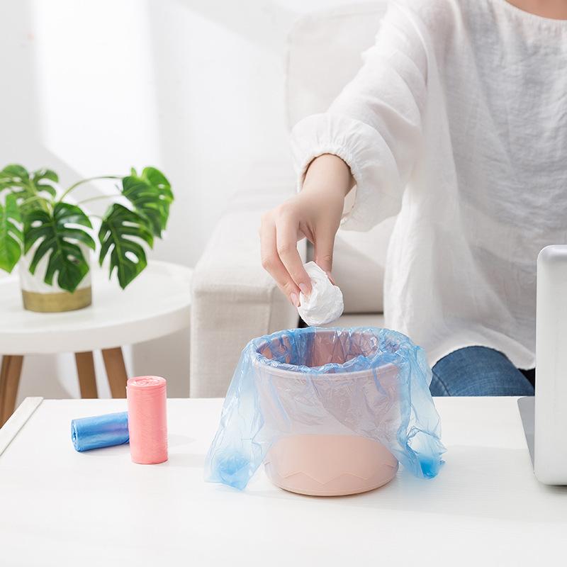 30pcs/roll Thicken Desktop Small Garbage Bags Household Car Mini Disposable Plastic Rubbish Bags Trash Bag