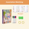 Toddlers Pen Control Books Montessori Learning Toys Tracing Writing Painting Wipe Off Activity Workbook Parish Educational Toys