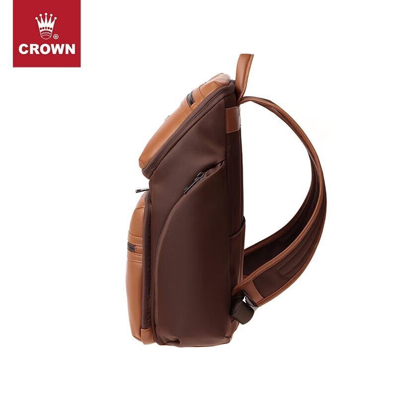 Crown E-P1131S Leather Backpack
