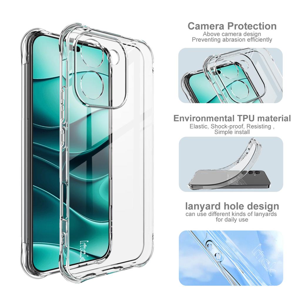 For Honor X70i 5G Phone Case IMAK Shock-resistant Soft Case