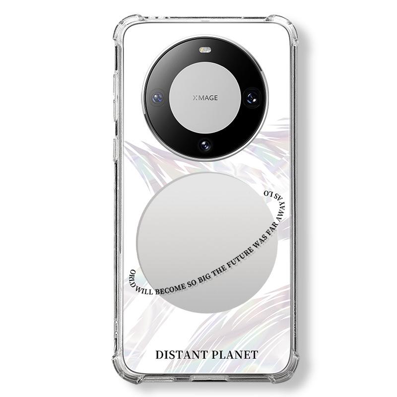 

Чехол Zhitai для Huawei Mate60: Совместимо с Nova11/10, Honor 90/80Pro, P60, зеркальный дизайн, совместимость с браслетом, элегантная защита Huawei P50 Pro