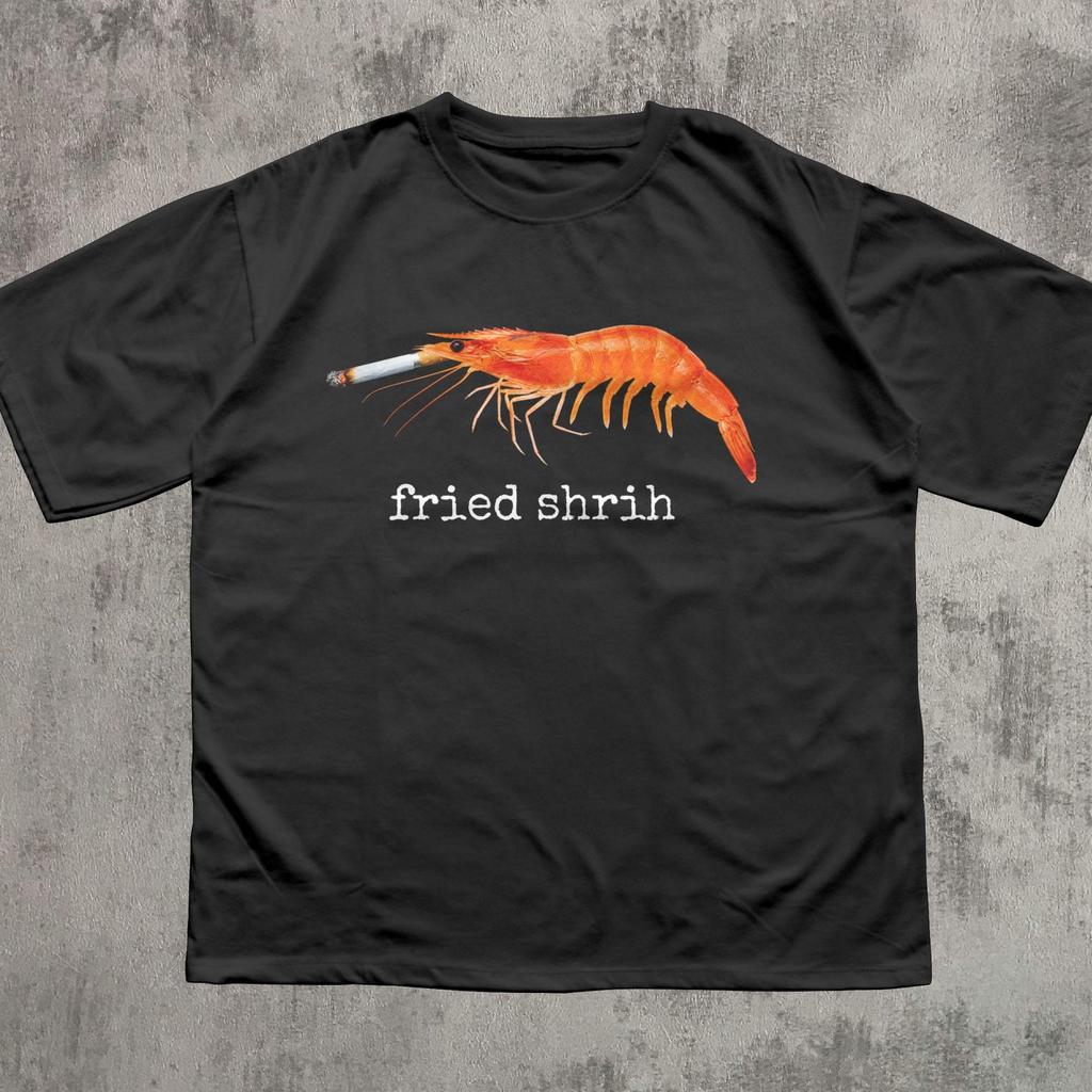 Funny Shrimp Shirt, Fried Shrimp Meme Tee, Seafood Humor T Shirt, Funny Food Pun Shirt, Graphic Tee Unisex Gift