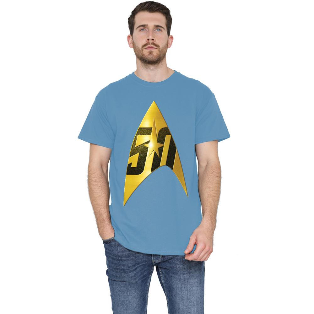 Star Trek Mens 50th Anniversary Delta T-Shirt