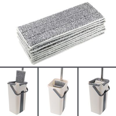 Home Cleaning Mop Replacement Pad Replacement Microfiber Pads 4 Piece/6 Piece Washable Spray Mop Pad Dust Remove Cloth Mop Accessories