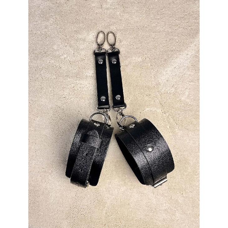 Women Sexy Leather Thigh Garter Belt Lingerie Leg Straps Bdsm Bondage Women Handcuffs Fetish Clothing Festival Rave Accessory