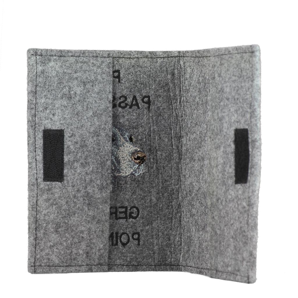 German Shorthaired Pointer - Dog passport case, document case, gift for the traveller from the Art-Dog brand