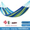 Canvas Hammock for Camping - Anti-rollover Design, Single/Double Person, Outdoor Swing with Curved Support