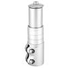 Aluminum Alloy Mountain Bike   Stem Extender Handlebar Stem Riser (Silver)