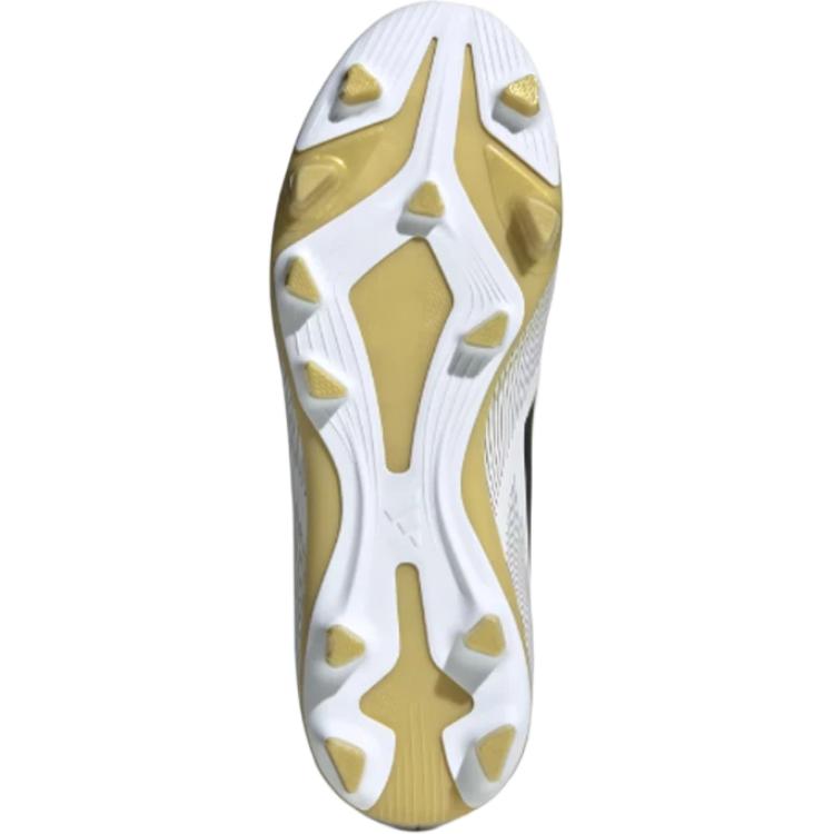 Adidas F50 Club FG/MG Fashionable Comfortable Non-Slip Durable Low-Top Soccer Shoes Kids sneakers White Platinum JI0029