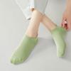 10Pairs Candy Color Invisible Boat Socks Korean Style Breathable Mesh Short Socks Sports Socks Casual Ear Lifting Socks Daily