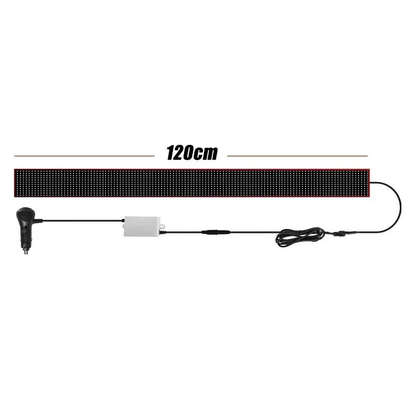 

Грузовик Дьявольский глаз Светодиодная матричная пиксельная панель Пульт дистанционного управления Мягкий складной дисплей с анимацией освещения Свет Декор лобового стекла Вывеска