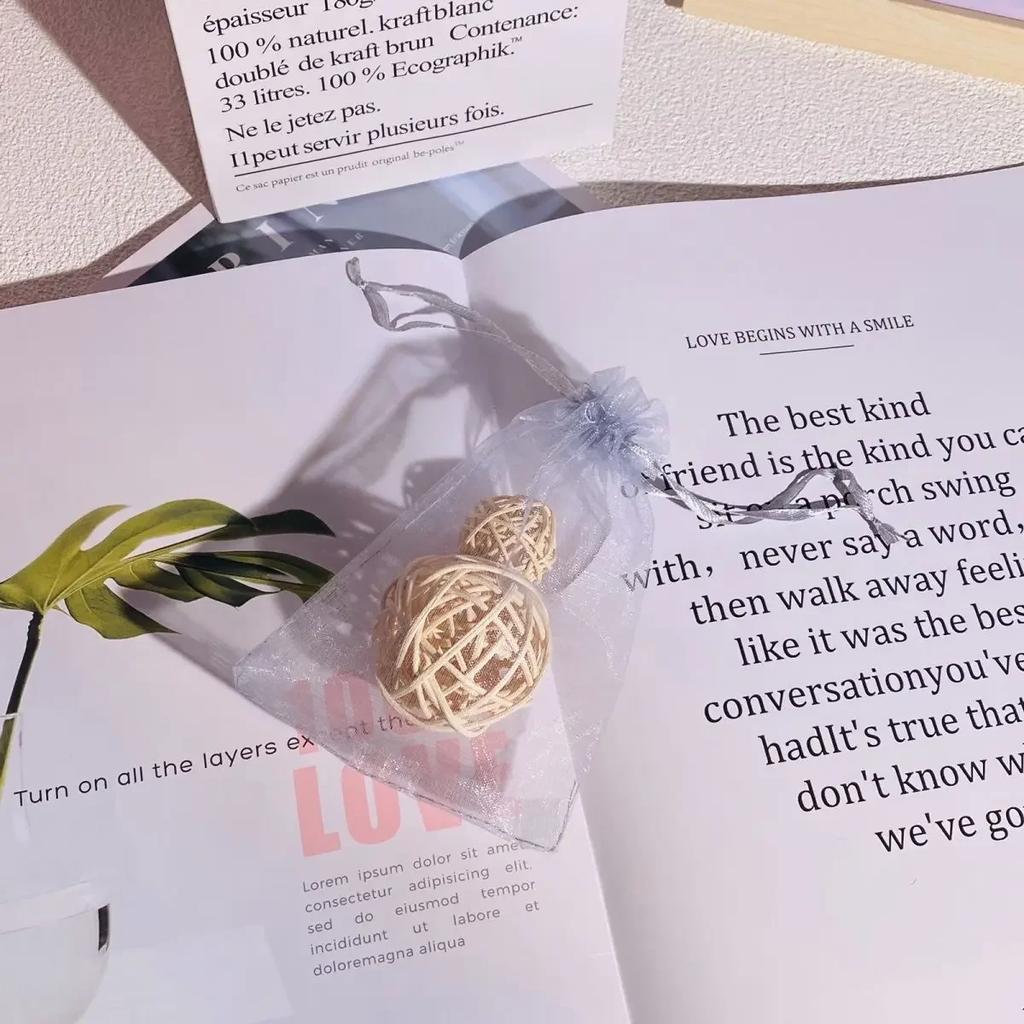 100 Farbige Transparente Garnbeutel Schmuck Süßigkeiten Geschenk Kosmetik Probeverpackungsbeutel Mehrere Größen Einfarbig Bündeltaschen