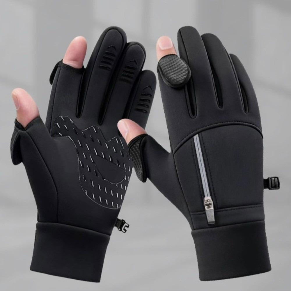 Storage Design Touch Screen Gloves Unisex Flip Gloves Warm Outdoor Sports Gloves Riding