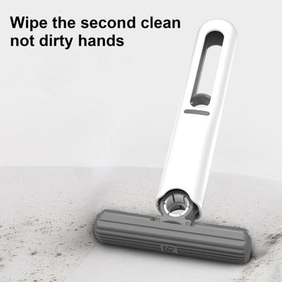 Kleiner Schreibtisch-Mopp, selbstquetschendes Design, faltbar, kompakte Größe, tragbar, multifunktionales Tisch-Handreiniger-Mopp-Werkzeug
