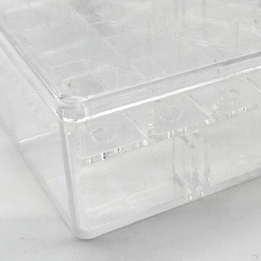 1/64 Model Car Wheel Storage Box Acrylic Display Case Organizer Clear for Boys Kids Adults