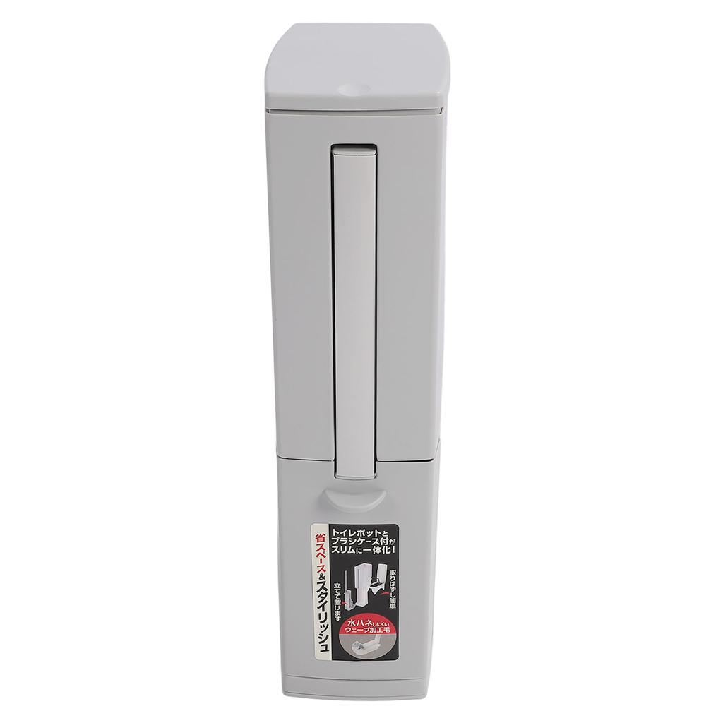 Bathroom Trash Can with Toilet Brush and Holder Pop Up Lid Prevent Odor Removable Inner Bucket