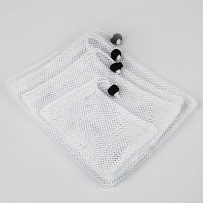 Durable Nylon Mesh Drawstring Storage Pouch Bag Multi Purpose Home Travel Outdoor Activity Pouch Laundry Bag