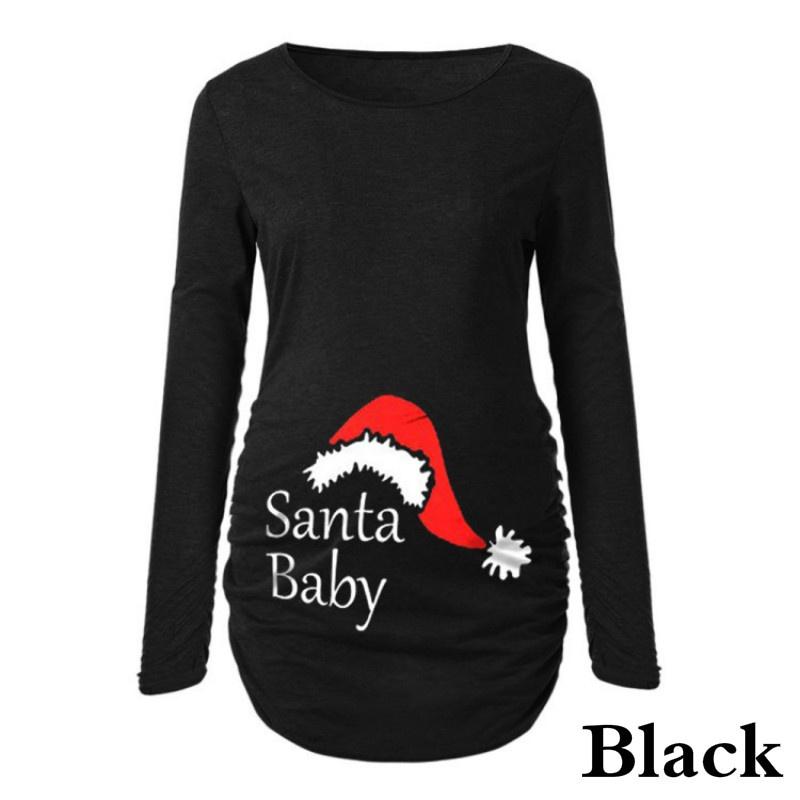 Gravidanza Vestiti Natale Manica Lunga Stampa Lato Natale Ruched Maternity  Top Nursing Top acquista in modo economico — spedizione gratuita,  recensioni reali con foto — Joom