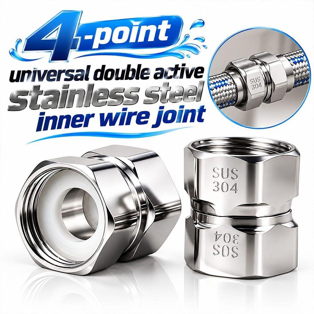 Stainless Steel Pipe Fitting Leak Proof Sealing Plumbing Connector Plumbing Repair